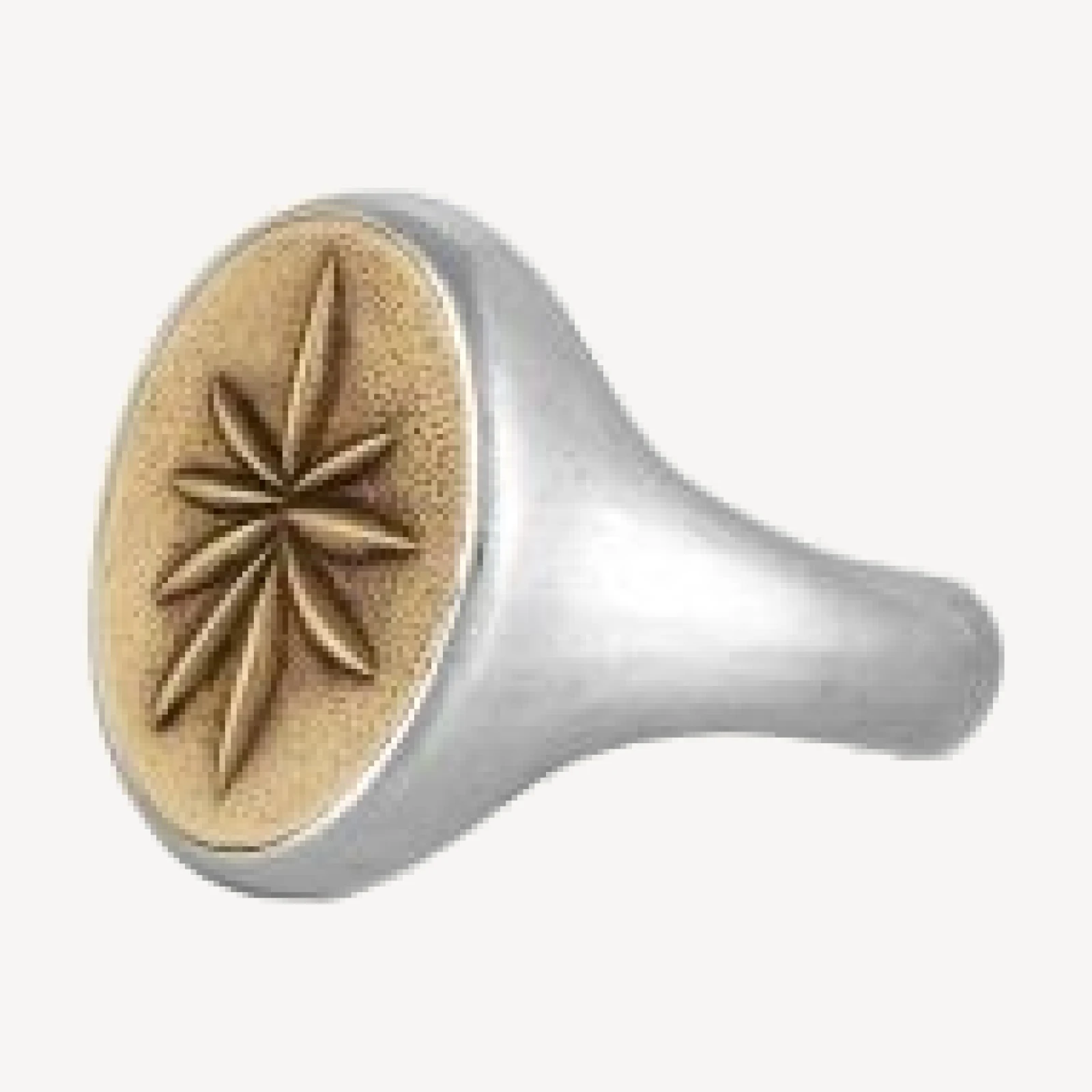 John Varvatos Men's Brass & Sterling Silver Distressed Artisan Star Ring