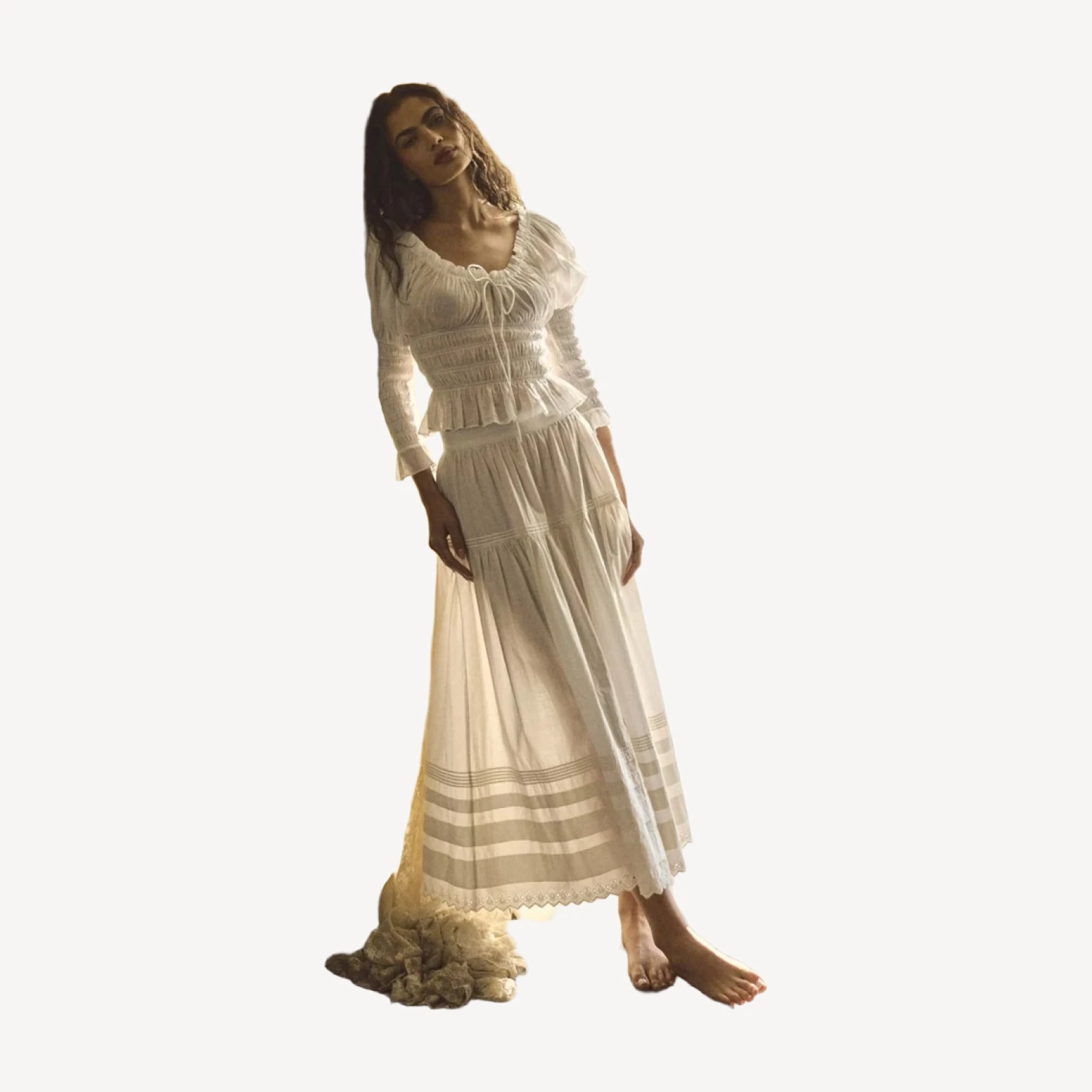 SEBASTIANE SKIRT -- POWDER