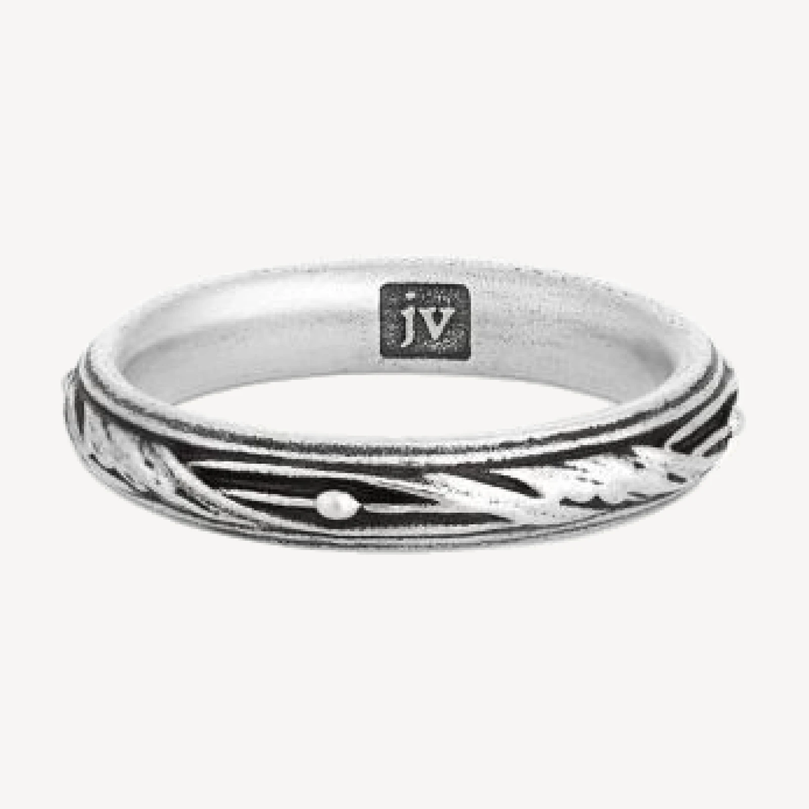 John Varvatos Men's Sterling Silver Gothic Band