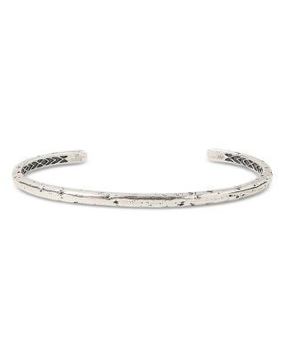 John Varvatos Collection Men's Sterling Silver Artisan Cuff Bracelet