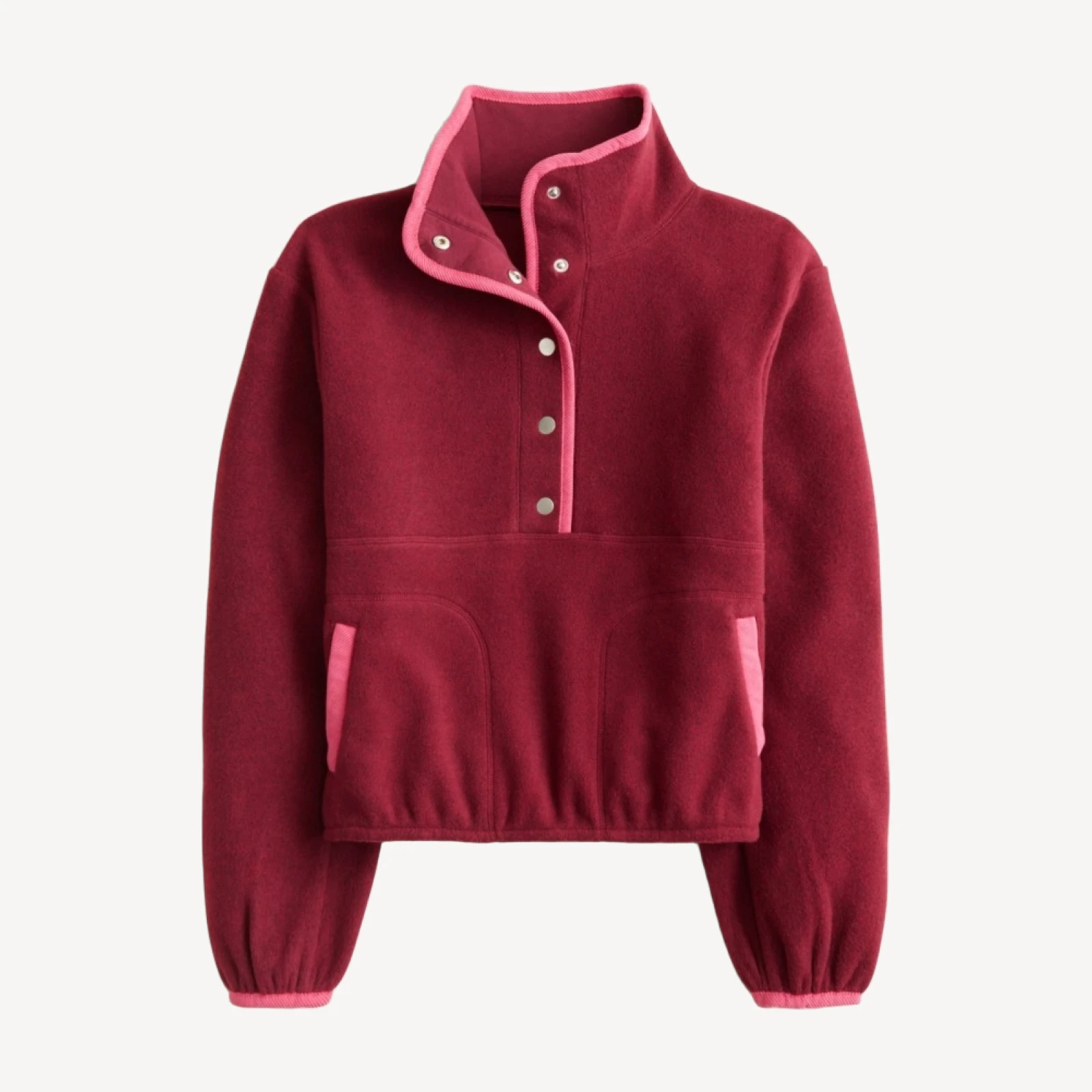 Warm-up fleece pullover
