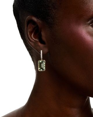 Bloomingdale's Fine Collection Prasiolite & Diamond Drop Earrings in 14K Yellow Gold