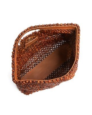 Aqua Wooden Bead Envelope Bag - Exclusive, photo 3