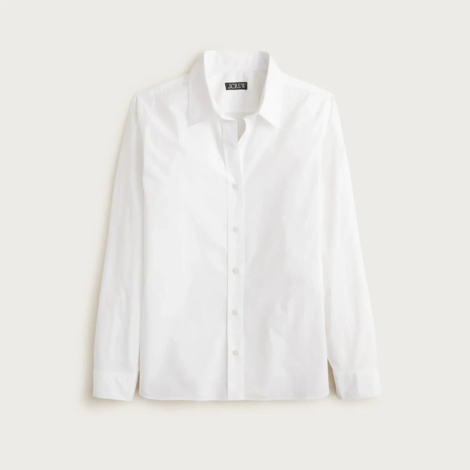 Jules classic-fit button-up shirt in cotton poplin