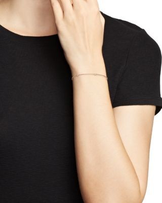 Bloomingdale's Fine Collection Diamond Station Bracelet in 14K Rose Gold, 0.10 tcw