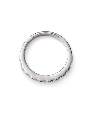 Bloomingdale's Fine Collection Diamond Baguette & Round Band Ring in 14K White Gold, 0.70 tcw