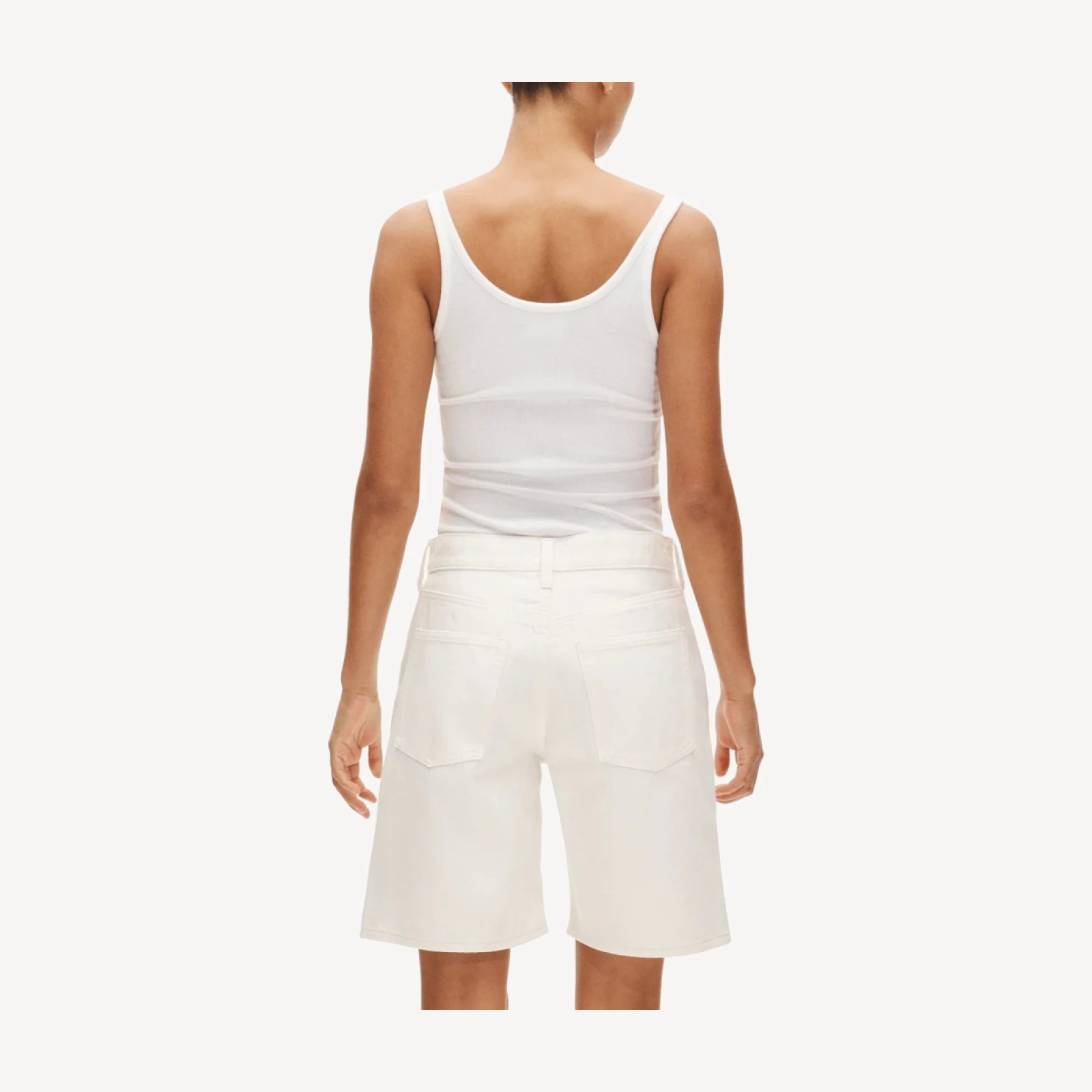 Denim bermuda short