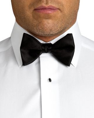 David Donahue Silk Satin Bow Tie