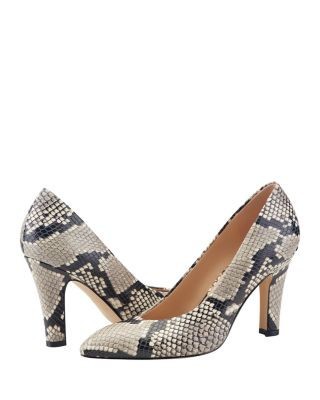 Marc Fisher Ltd. Women's Lianne Snake Embossed Leather Pumps