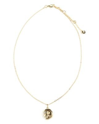 Aqua Pave June Birth Flower Pendant Necklace, 16 - Exclusive