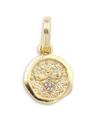 Aqua Pave Bee Disc Charm - Exclusive