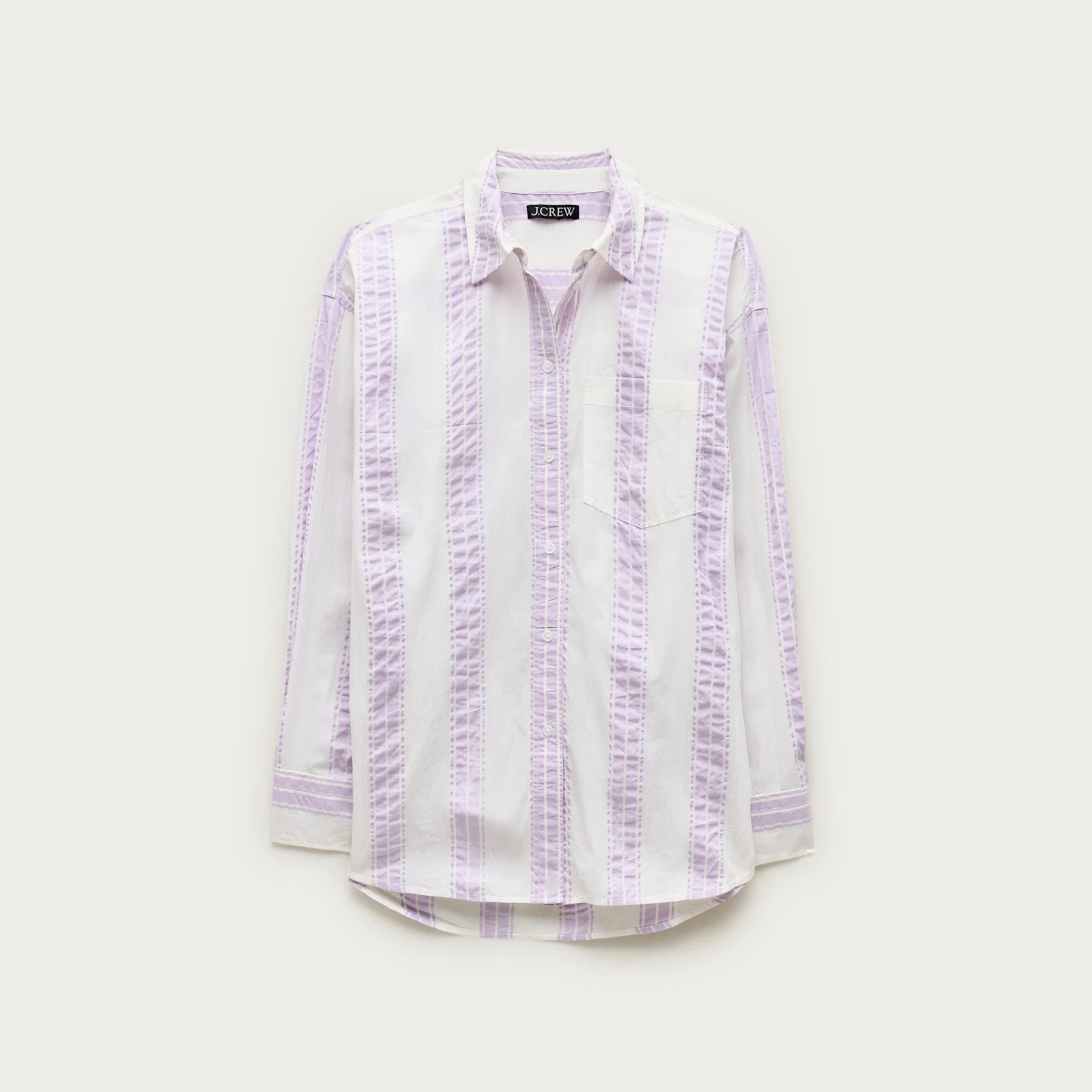 Étienne oversized shirt in dobby stripe