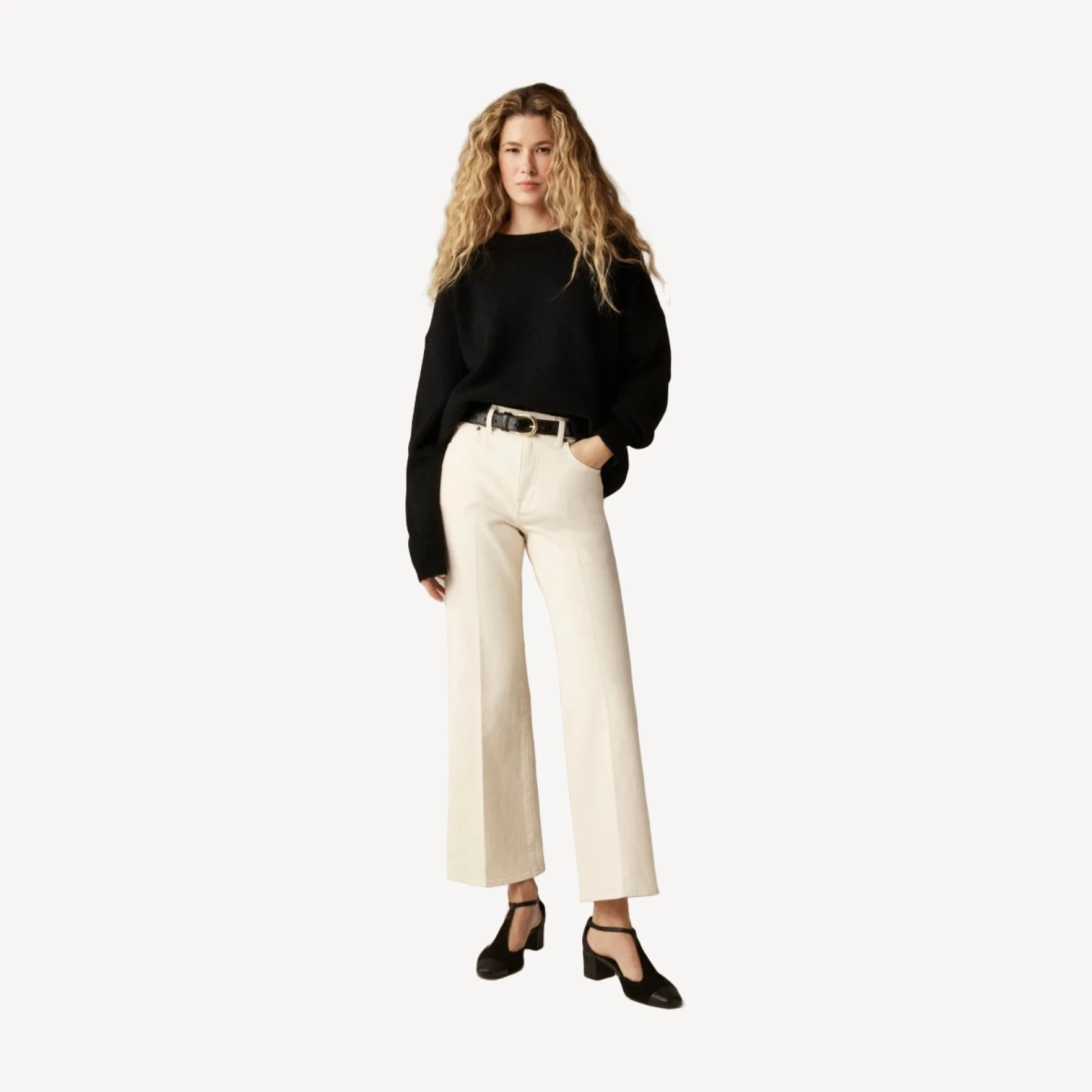 Charley kickout cropped jean