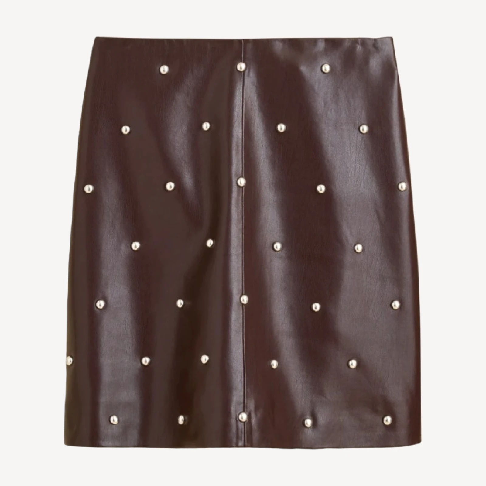 Collection Fairfax skirt in studded faux leather