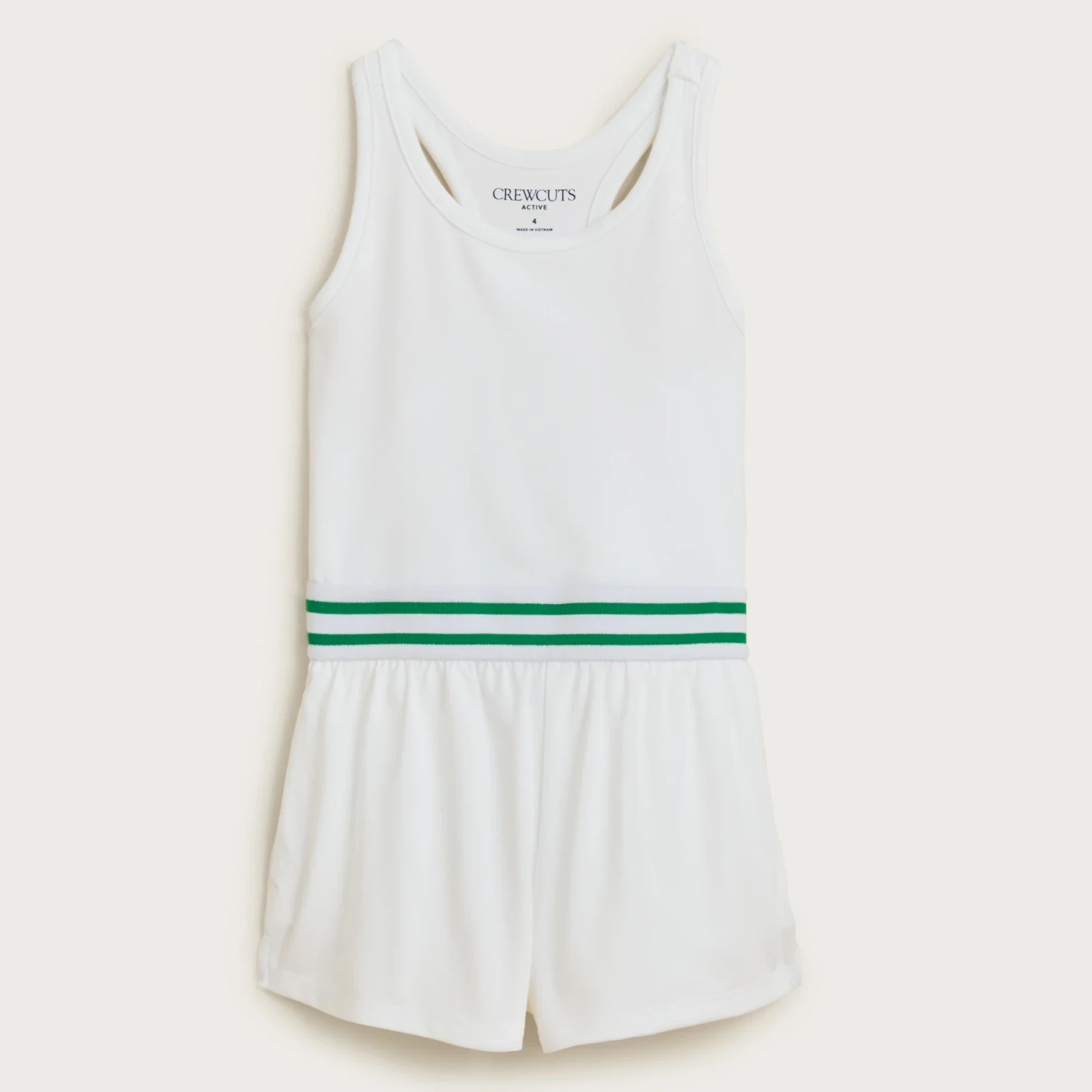 Girls' romper in performance jersey