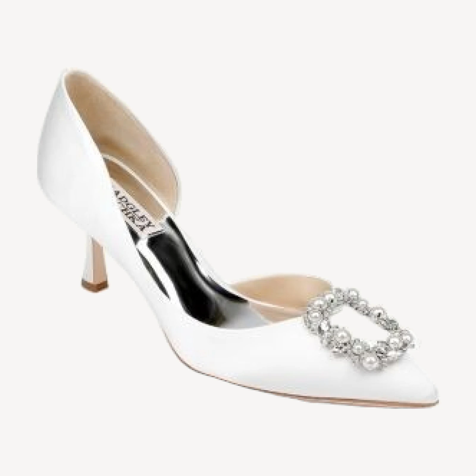 Badgley Mishka Women's Fabia Pointed Toe Slip On d'Orsay Pumps