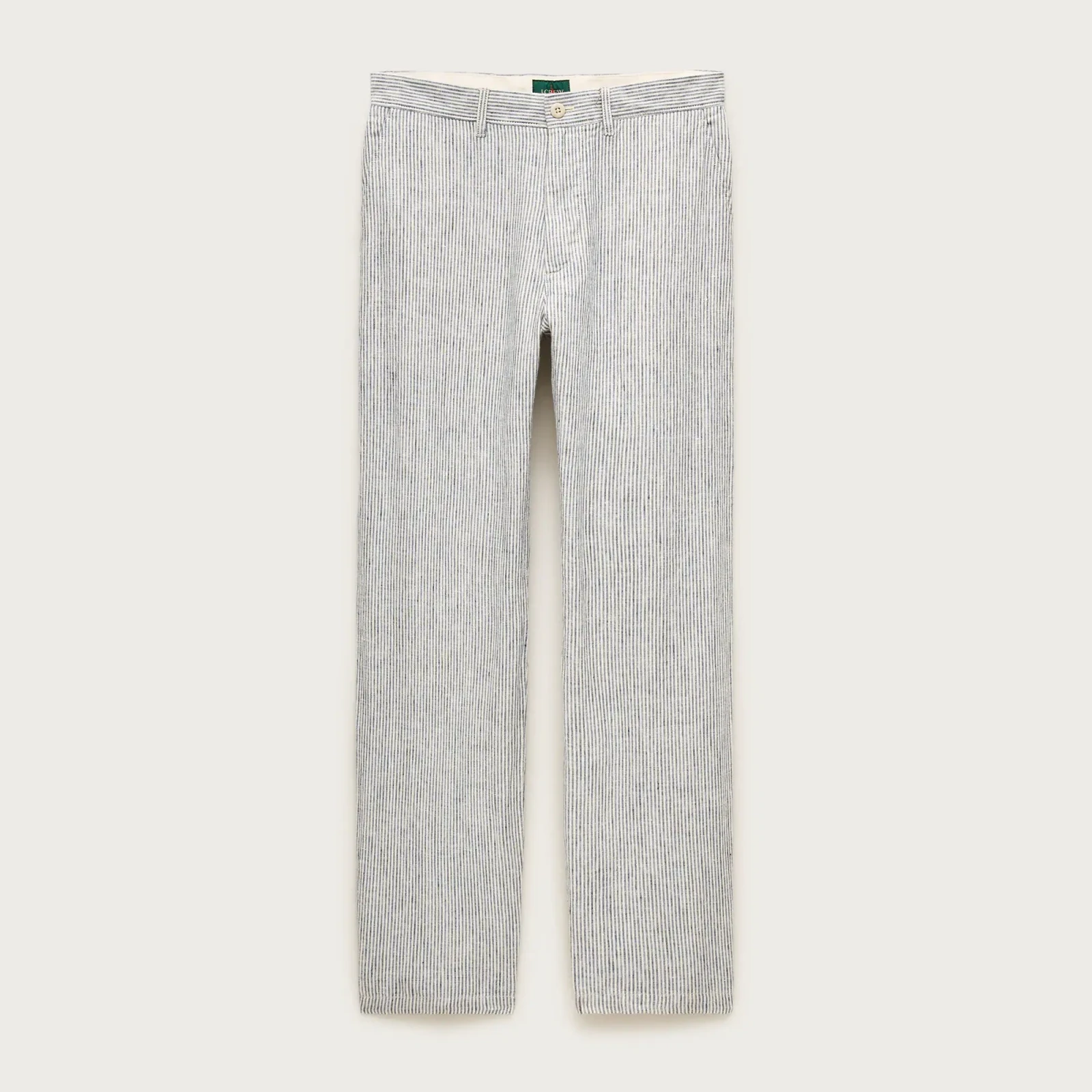 Classic-fit linen trouser