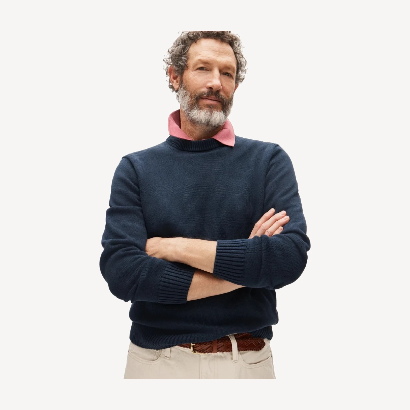 Heritage cotton crewneck sweater