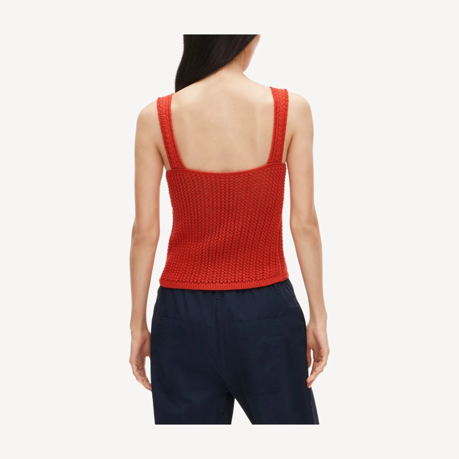 Beaded crochet sweater-tank