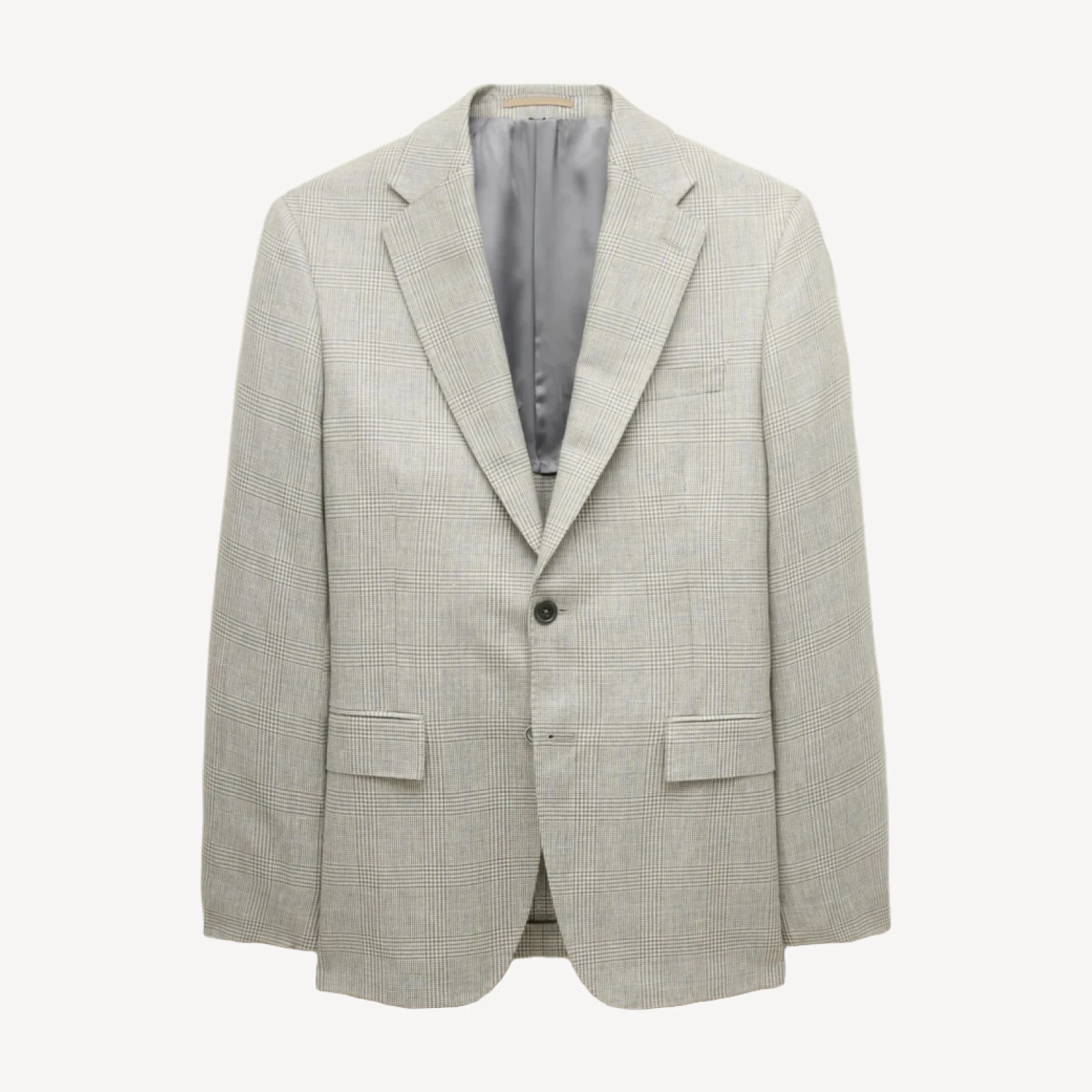 Crosby Classic-fit suit jacket in English wool-linen blend