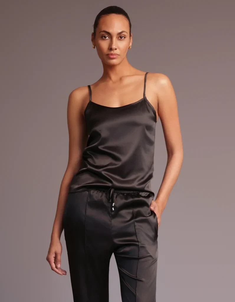SATIN CAMI [Black]