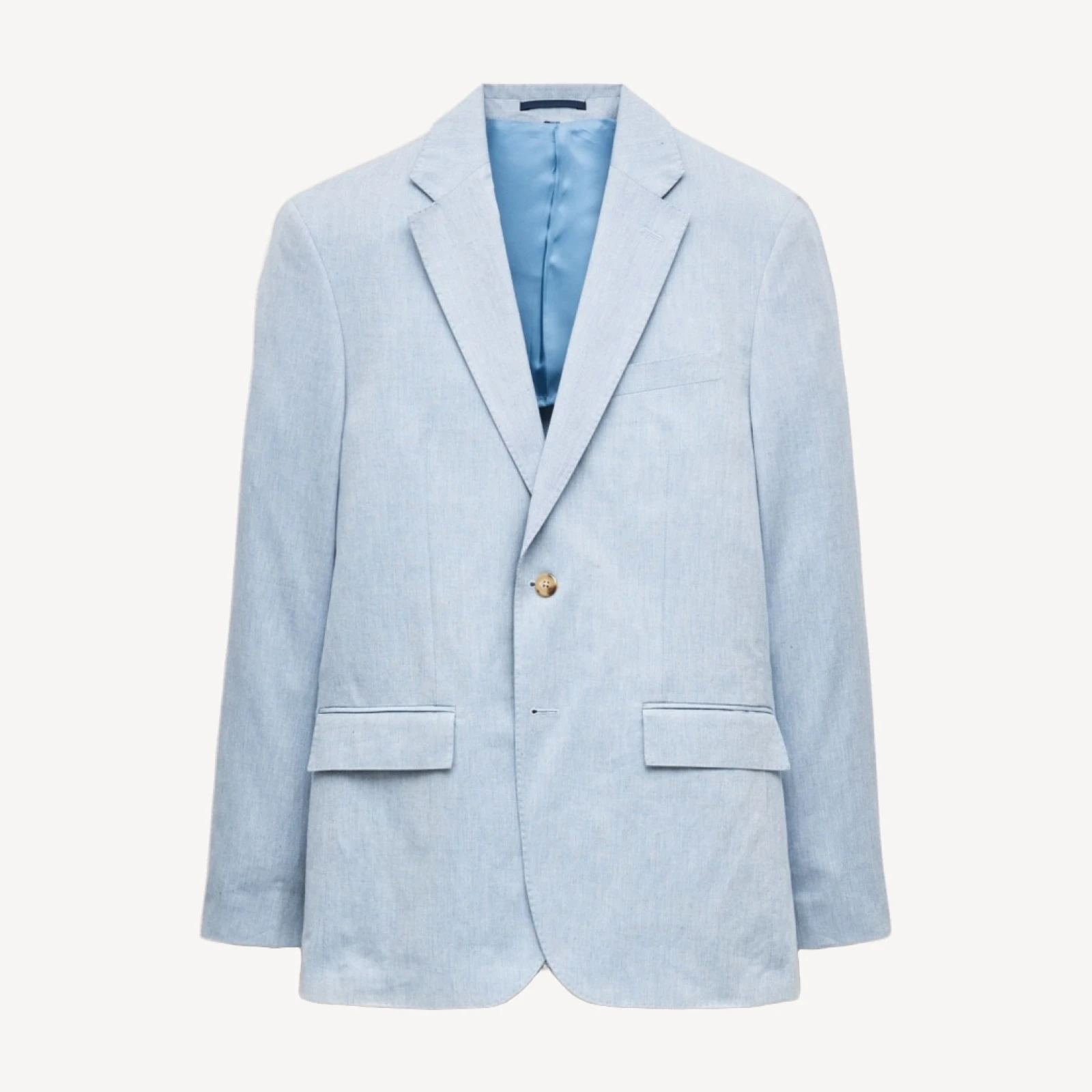 Crosby Classic-fit suit jacket in Baird McNutt Irish cotton-linen blend