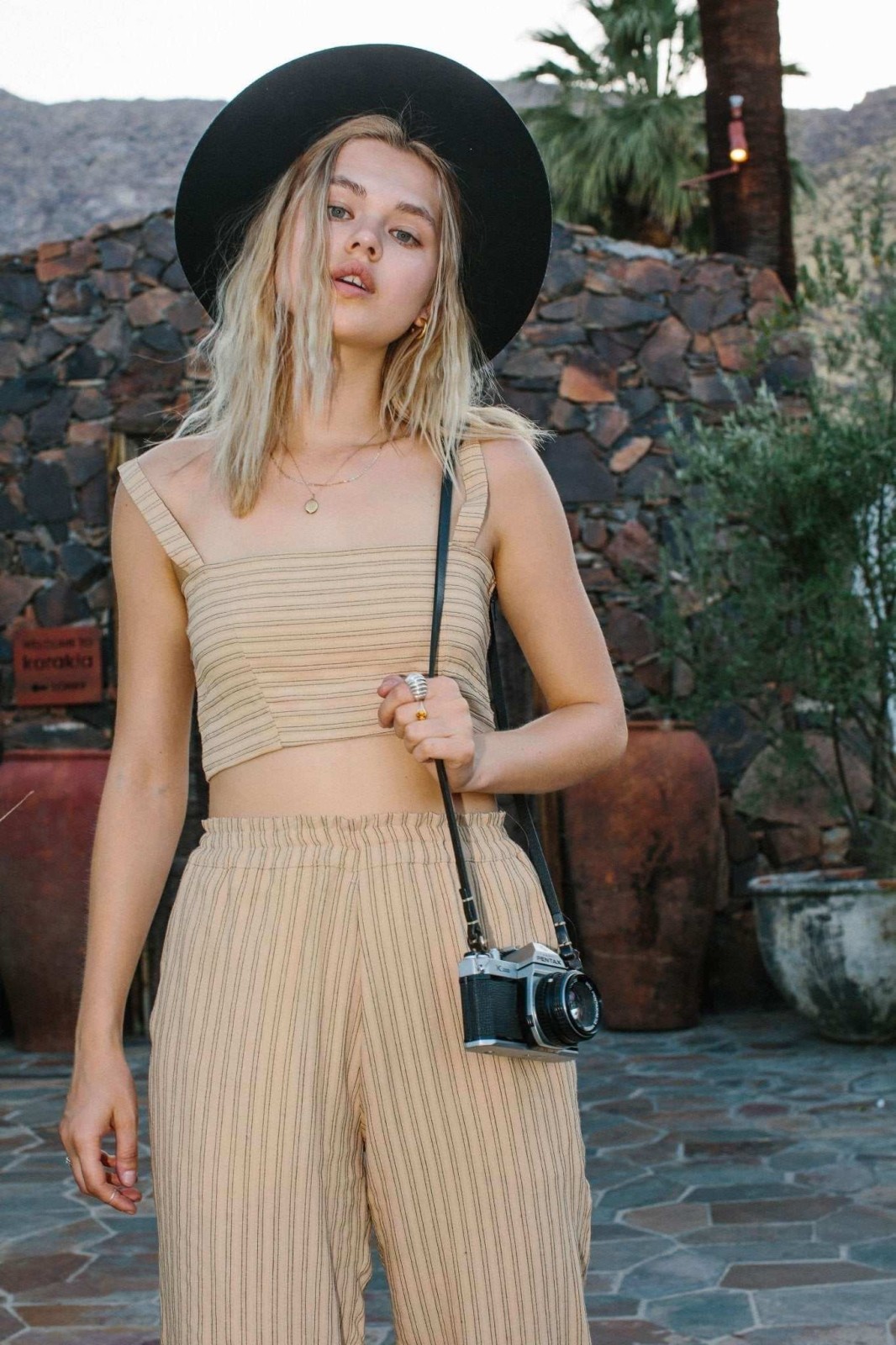 Isajah Top | Desert Stripe