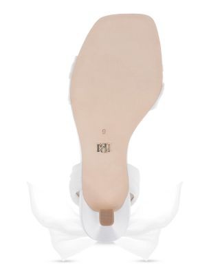 Badgley Mischka Women's Yanis Satin Tie Sandals