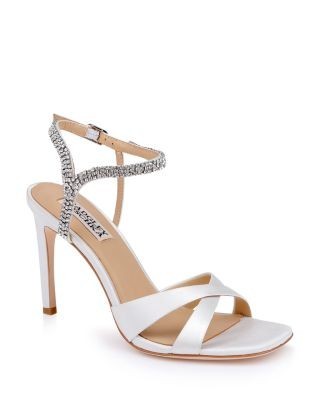 Badgley Mischka Women's Reagan Satin High Heel Sandals