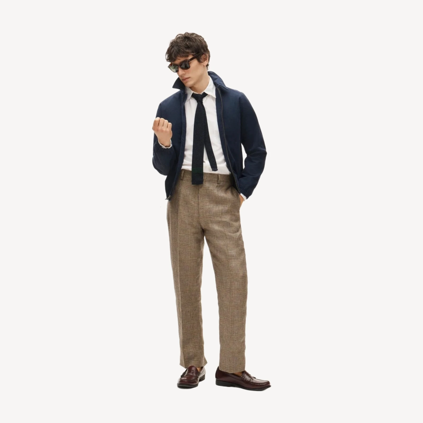 Relaxed-fit trouser in Irish linen