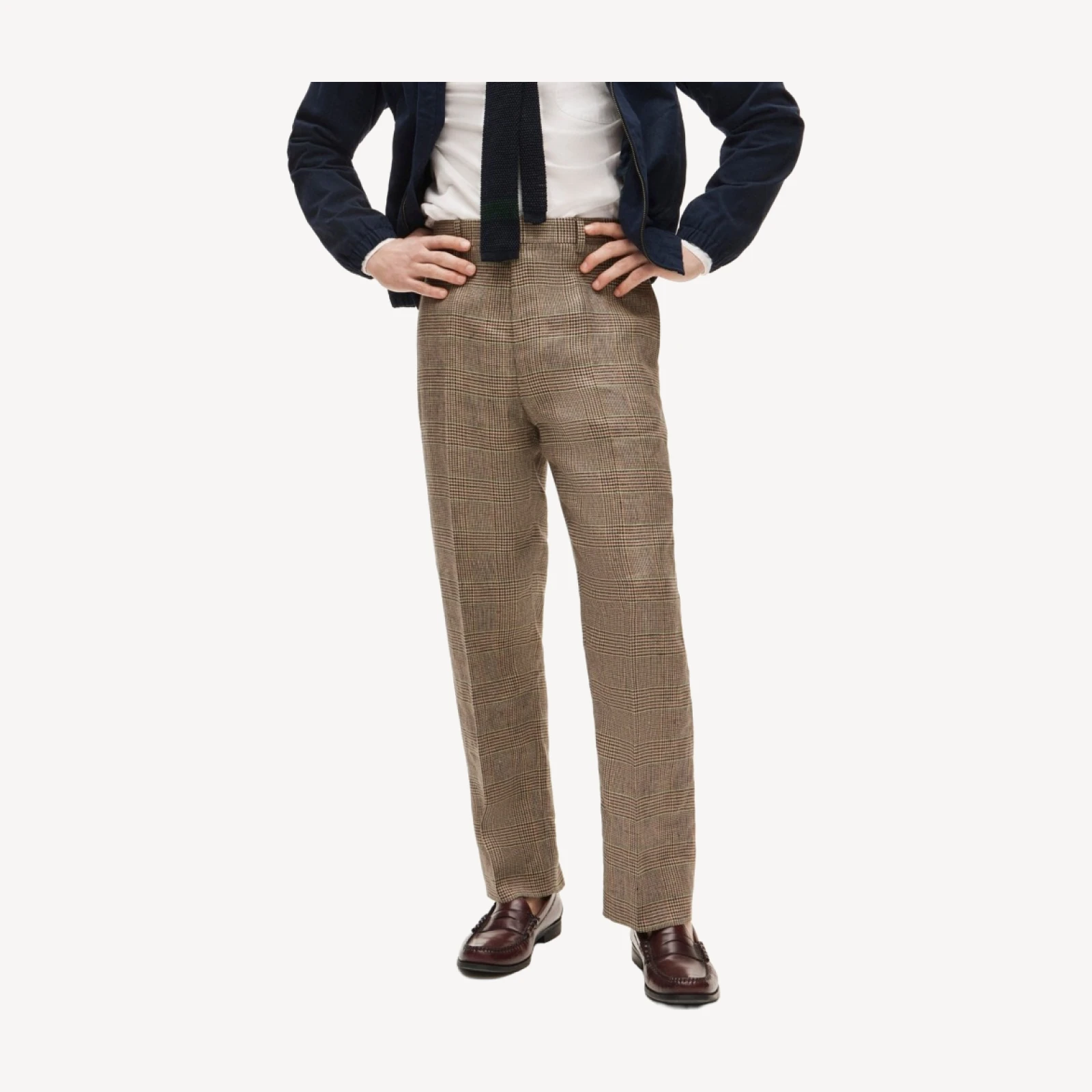 Relaxed-fit trouser in Irish linen