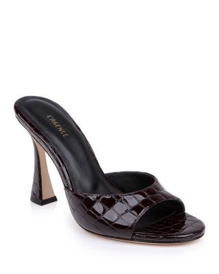 L'Agence Women's Avery Embossed Leather Sandals