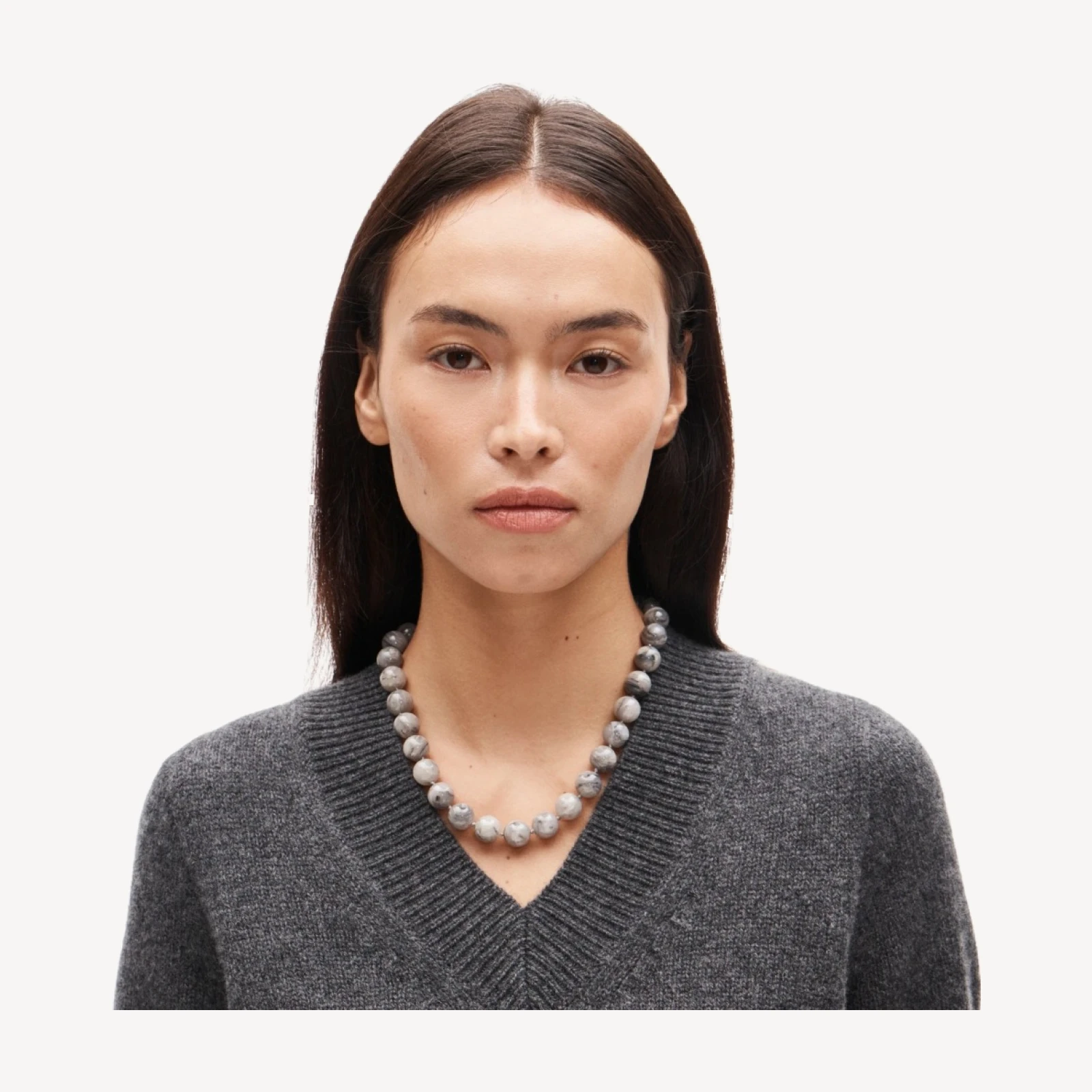 Beaded chunky necklace