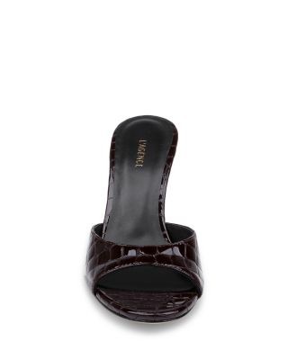 L'Agence Women's Avery Embossed Leather Sandals, photo 5