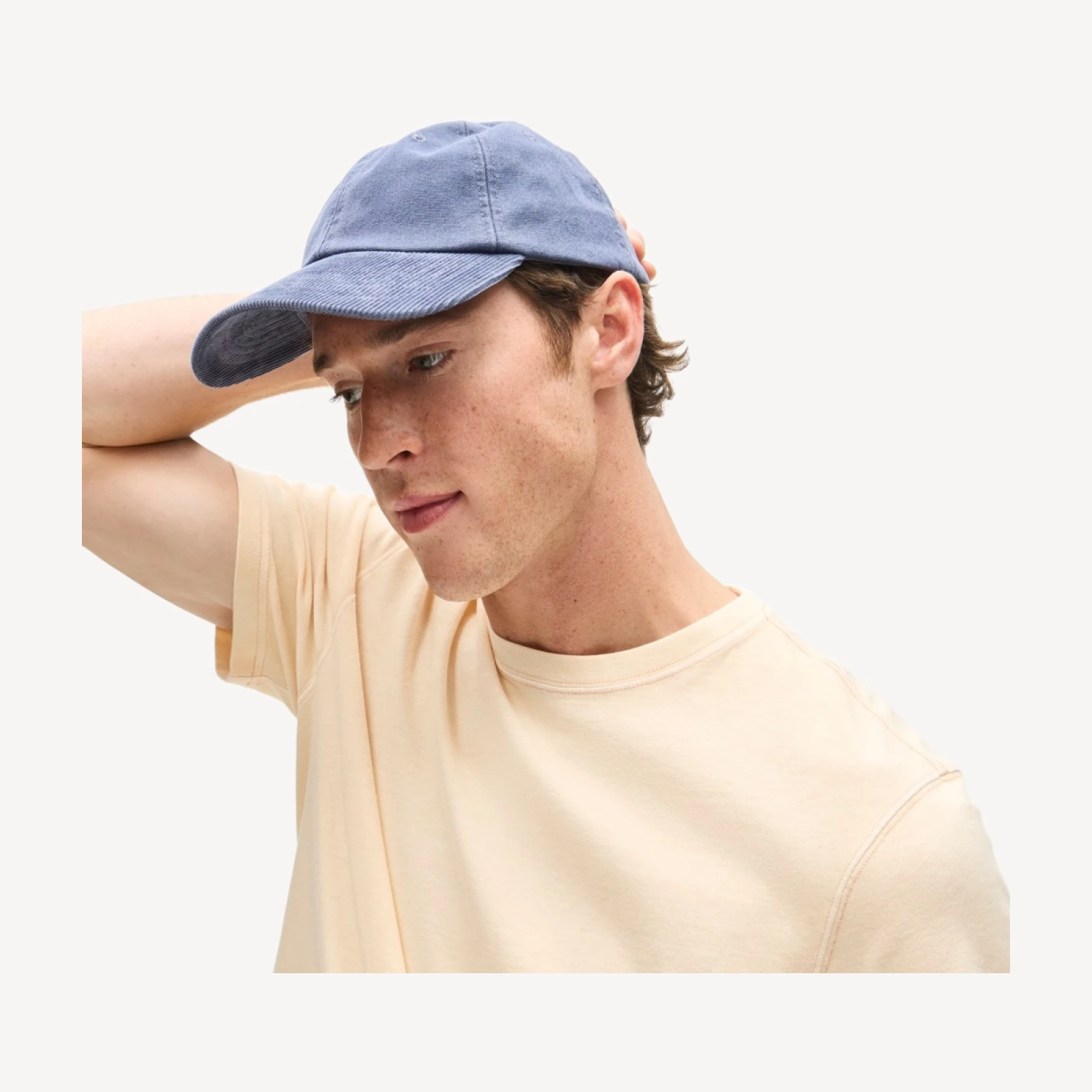 Wallace & Barnes cotton canvas cap with corduroy brim