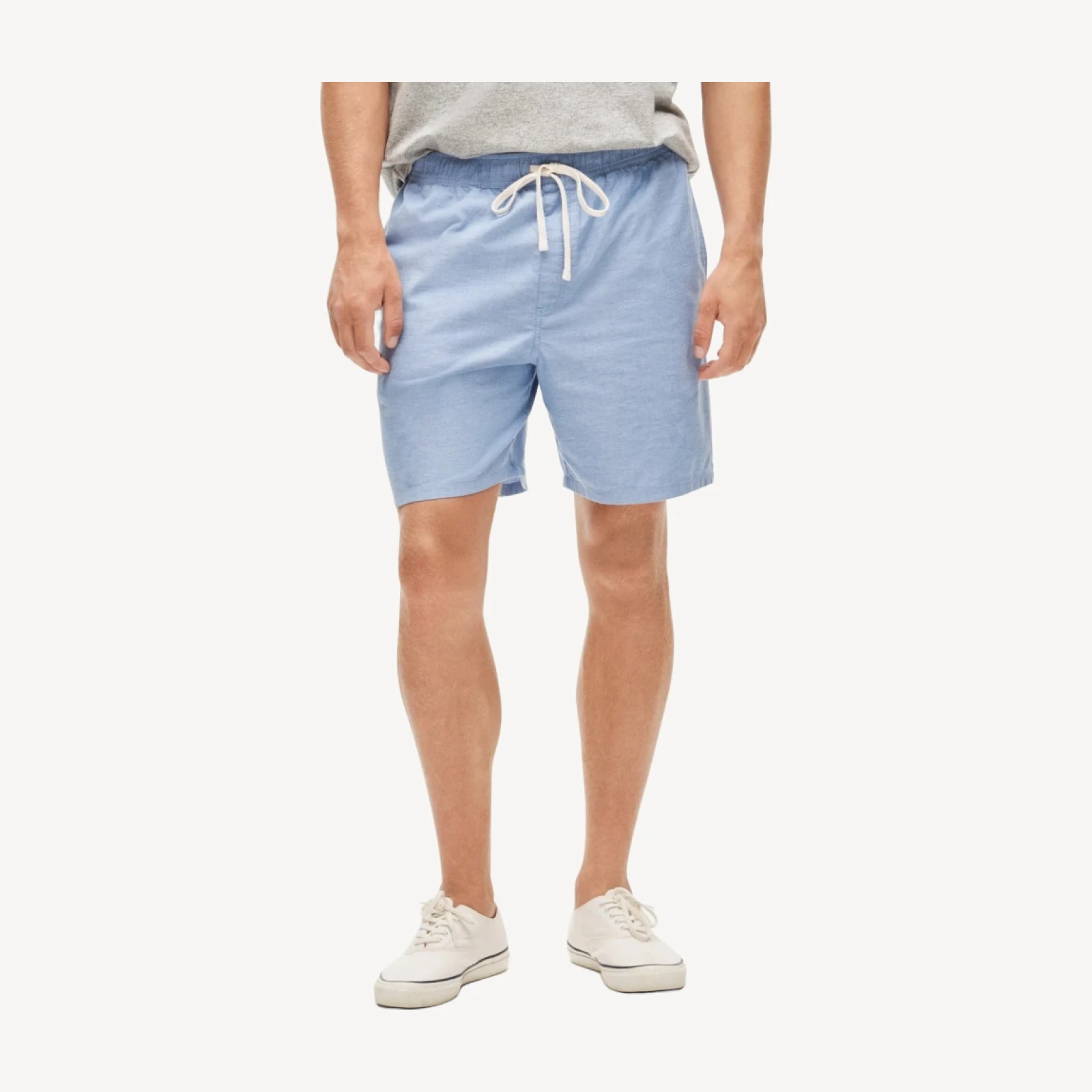 7'' lounge short in Broken-in oxford cloth