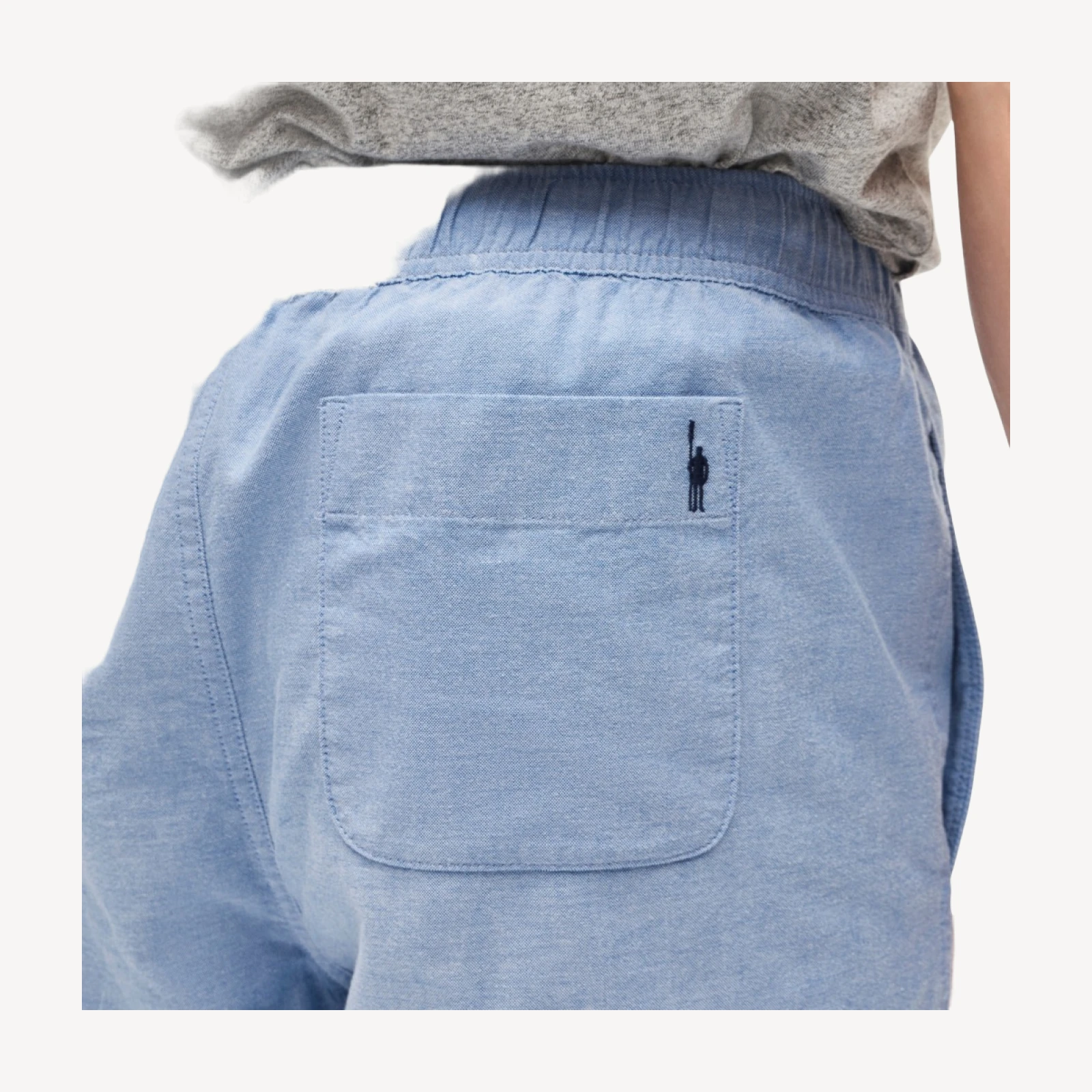 7'' lounge short in Broken-in oxford cloth