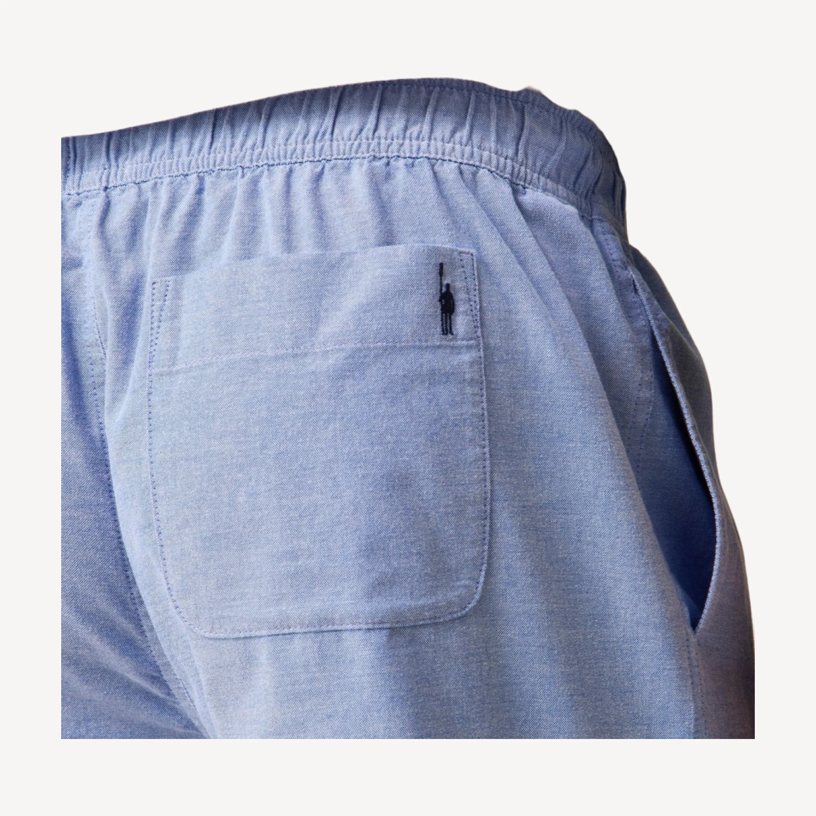 7'' lounge short in Broken-in oxford cloth