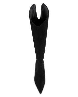 L'Agence Women's Grand Suede Pointed Toe Boots, photo 2