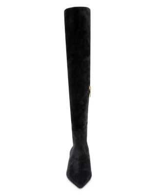 L'Agence Women's Grand Suede Pointed Toe Boots, photo 3