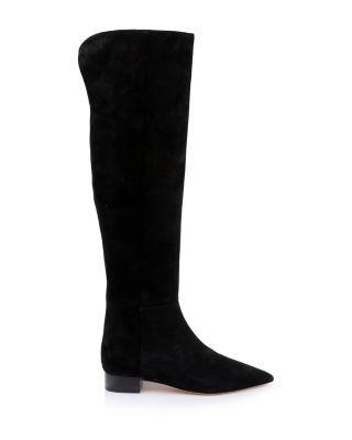 L'Agence Women's Grand Suede Pointed Toe Boots
