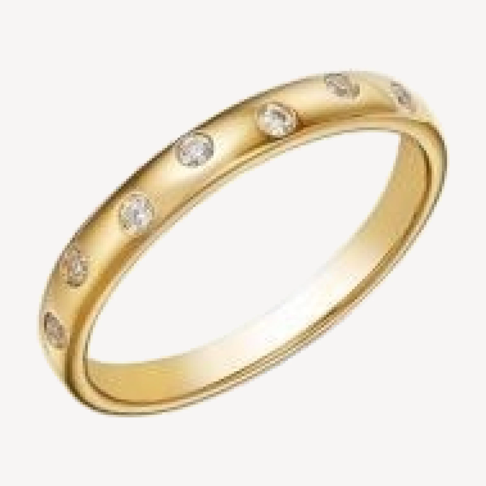 Bloomingdale's Fine Collection Diamond Band in 14K Yellow Gold, 0.10 tcw