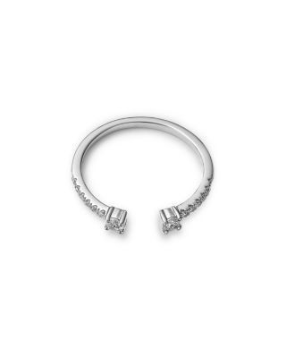 Bloomingdale's Fine Collection Diamond Cuff Ring in 14K White Gold, 0.25 tcw