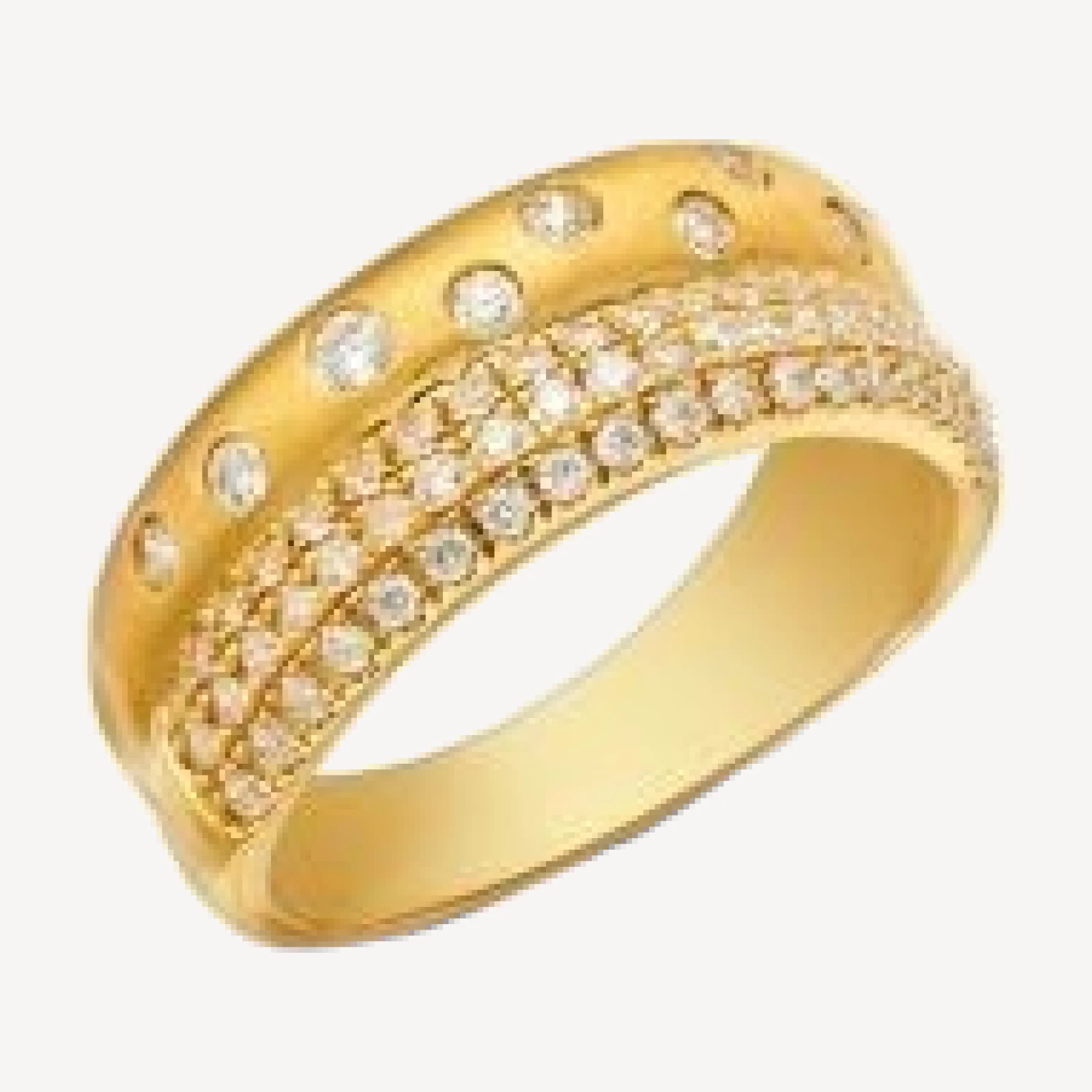 Bloomingdale's Fine Collection Diamond Stack Ring in 14K Yellow Gold, 0.62 tcw