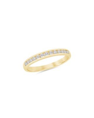 Bloomingdale's Fine Collection Diamond Channel Set Band Ring in 14K Yellow Gold, 0.25 tcw