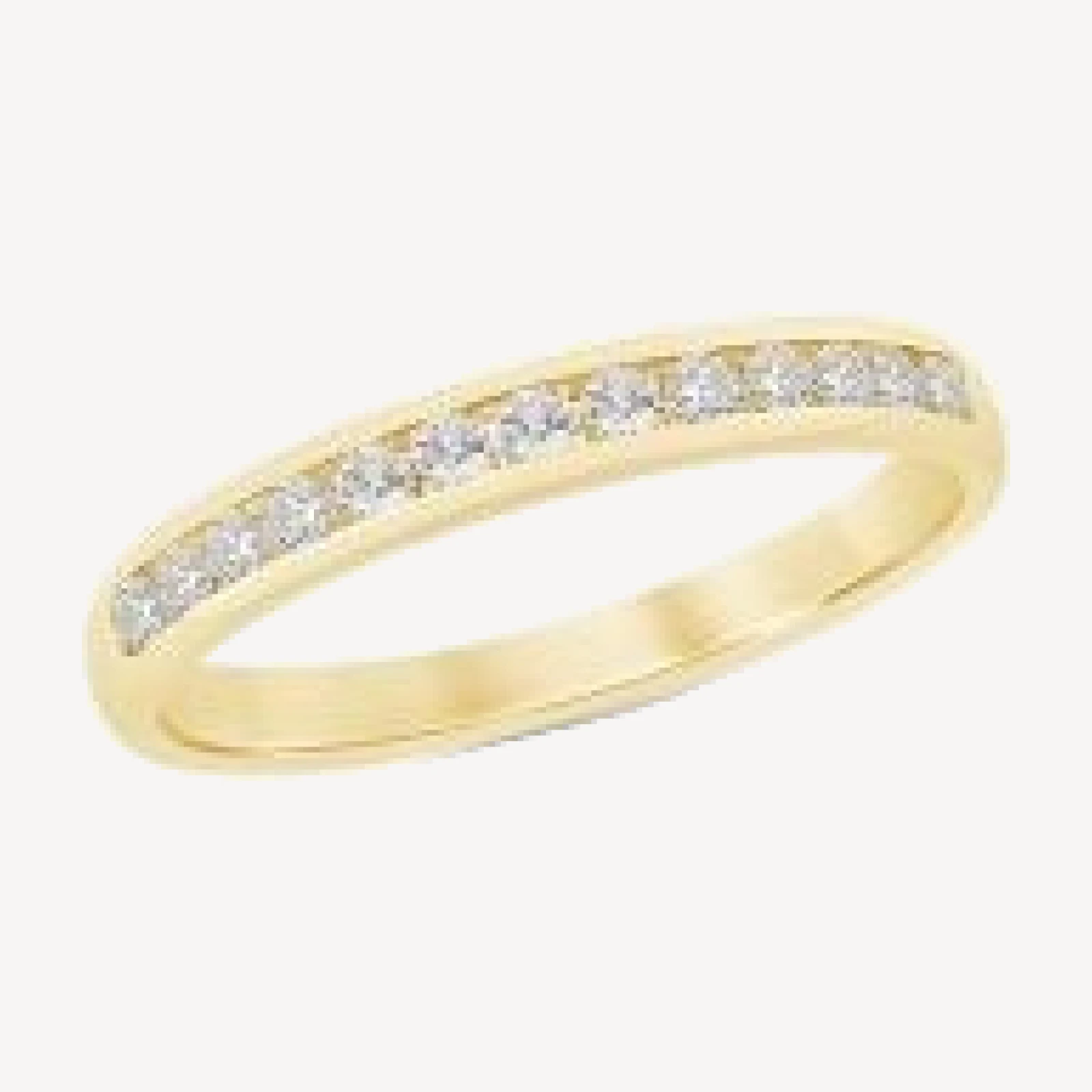 Bloomingdale's Fine Collection Diamond Channel Set Band Ring in 14K Yellow Gold, 0.25 tcw