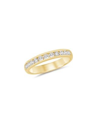 Bloomingdale's Fine Collection Diamond Channel Set Band Ring in 14K Yellow Gold, 0.50 tcw