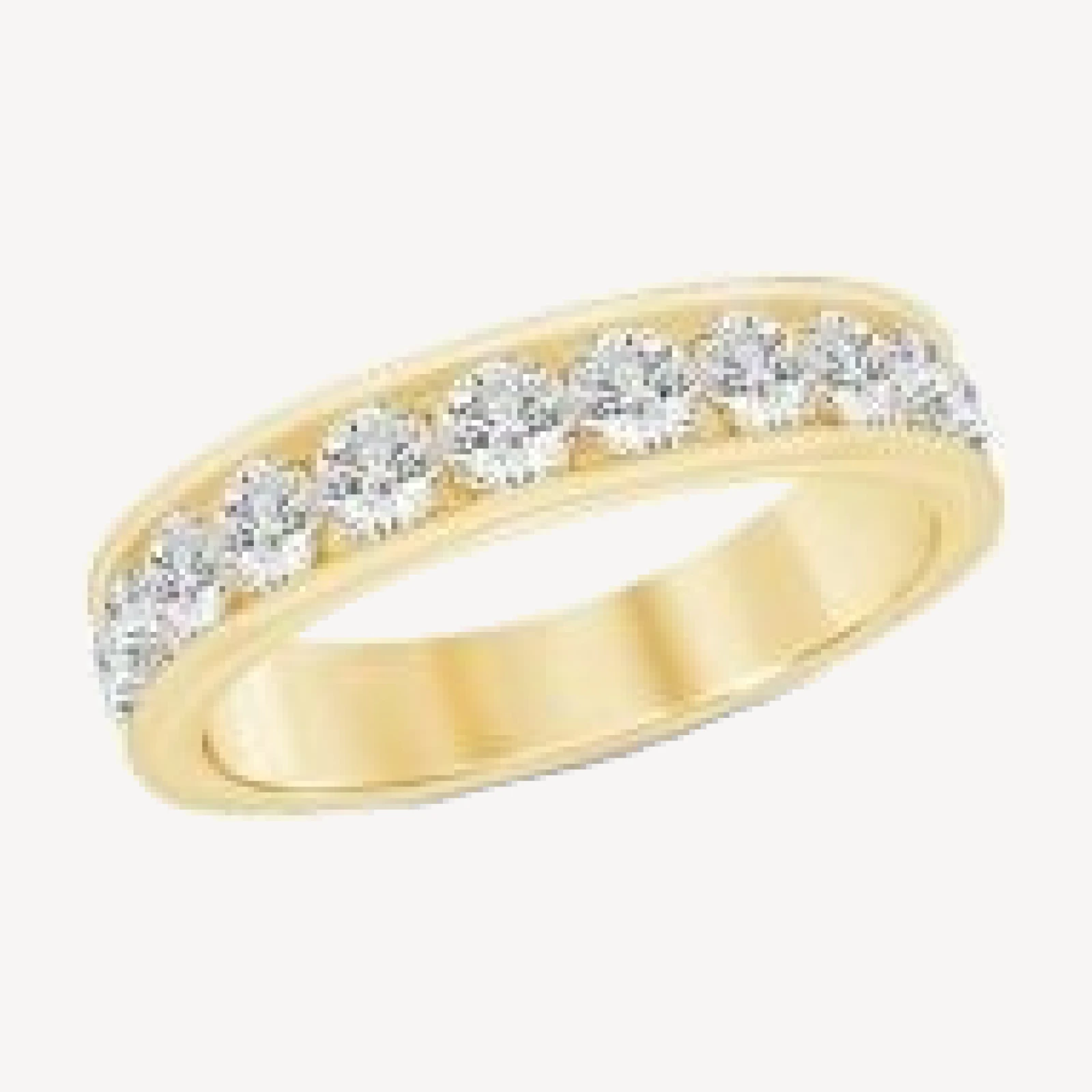 Bloomingdale's Fine Collection Diamond Channel Set Band Ring in 14K Yellow Gold, 1.0 tcw