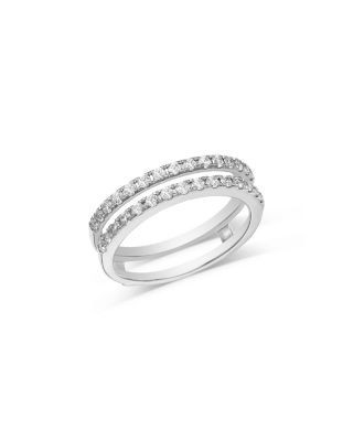 Bloomingdale's Fine Collection Luxe Collection Certified Lab Grown Diamond Ring Enhancer in 14K White Gold, 0.5 tcw