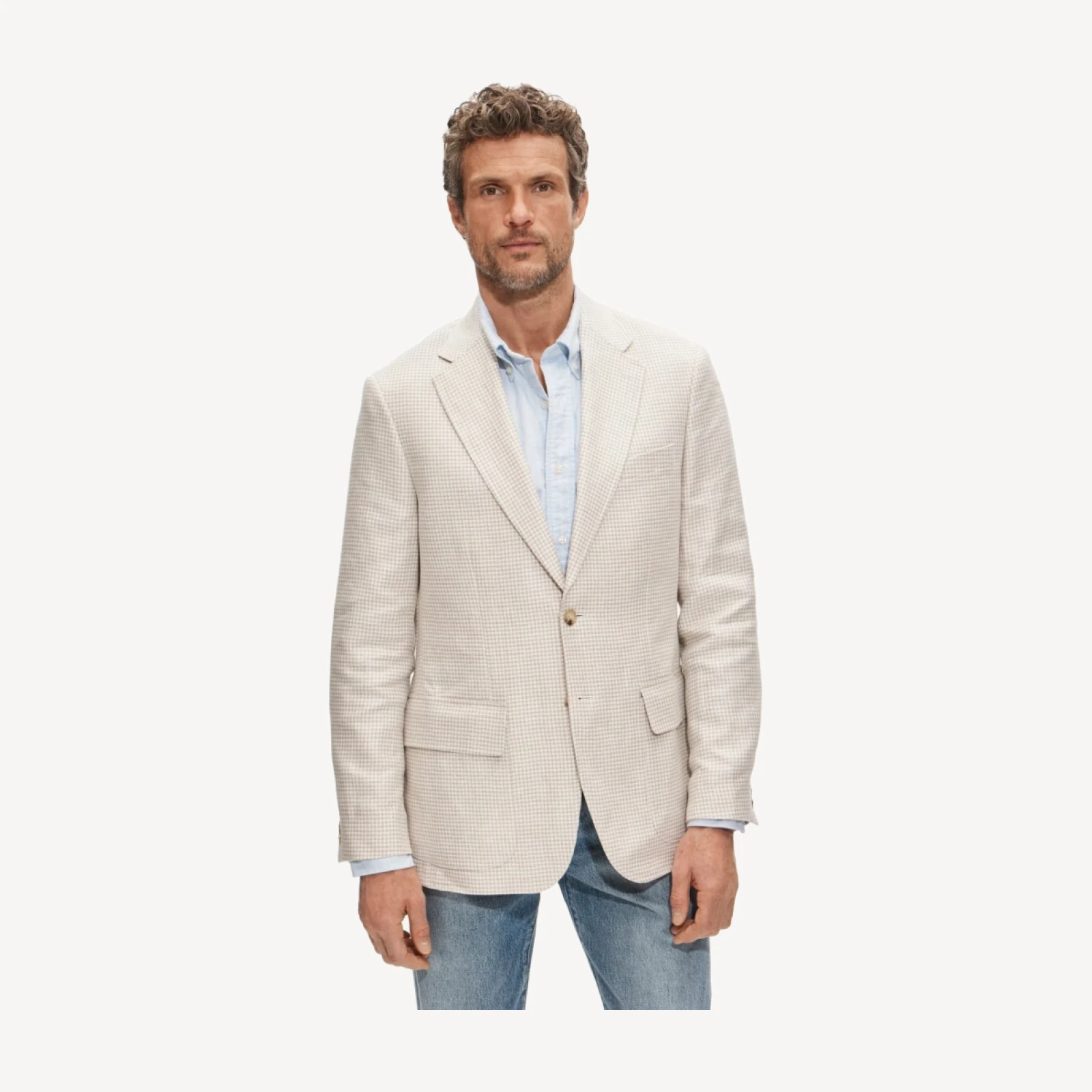 Sportcoat in linen twill